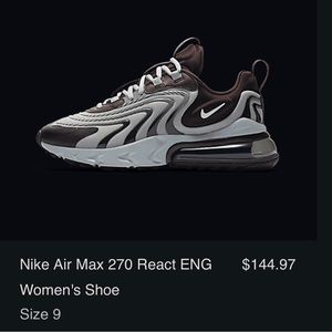 Nike Air Max 270 React ENG Women's Shoe